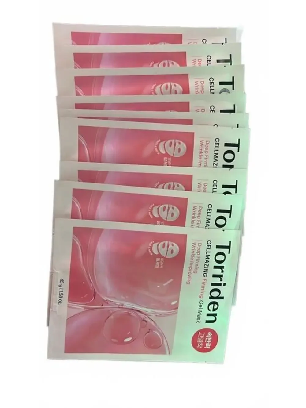 Torriden Cellmazing Firming Gel Mask, 9-pack